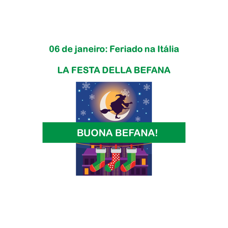 Vida Italiana - La Befana 🧙‍♀️ Giorno dell'Epifania é o dia em que se  festeja a Befana, uma bruxa boa que leva presentes para as crianças. O dia  da festa da Befana