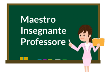 Qual a diferença entre Maestro, Insegnante e Professore?